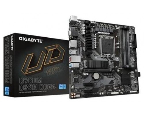 PLACA BASE GIGABYTE B760M DS3H DDR4